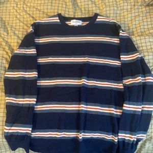Striped crew neck sweater